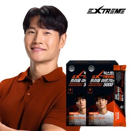 Extreme 익스트림 김종국 트리플 아르기닌 5000 15포 x 2박스 (1개월분) Extreme Kim Jong-kook Triple Arginine 5000 15 Pouches x 2 Boxes (1 Month Supply)