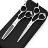 Silksnip 6" Hair Cutting Scissors & Texturizing Teeth Shears,Professional Barber