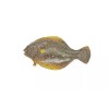 Deshen Du Pacific Halibut, Toy Fish, Very Realistic Rubber Model,