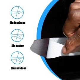 Pegatinas Reflectantes para Parachoques de Coche, Accesorios Exteriores de Coche, Cinta Reflectante Adhesiva Maletero, Tira de Advertencia para Coches universales, SUV, camionetas (Blanco)