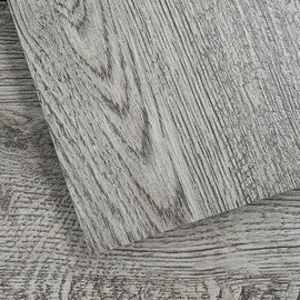 VallisCo Vinyl Flooring 36-Pack 54 Sq.Ft Surface, Peel and Stick Vinyl Flooring Waterproof Easy DIY Self-Adhesive Flooring, Peel and Stick Floor Tile for Decorating Living Rooms, Bedrooms Light Gray