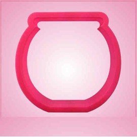 Pink Fish in Bowl Cookie Cutter