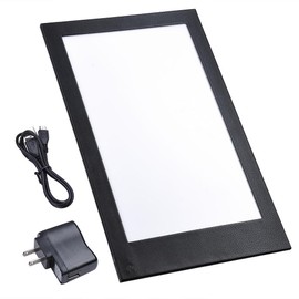 Yescom 8.5"x14inches 1-panel LED Backlit Illuminated Black Leatherette Menu Holder/check Displayer