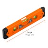 Truper NT-9 Nivel torpedo magnético 9" cuerpo plástico ABS, color,