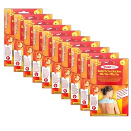 10 x Wundmed Neck Plasters | Heat Plasters Neck Plasters | Pain Plasters Heat Therapy Shoulder | Heat Pad Back