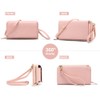 Women Crossbody Wallet Purse, RFID Card Holder Wristlet Clutch 2