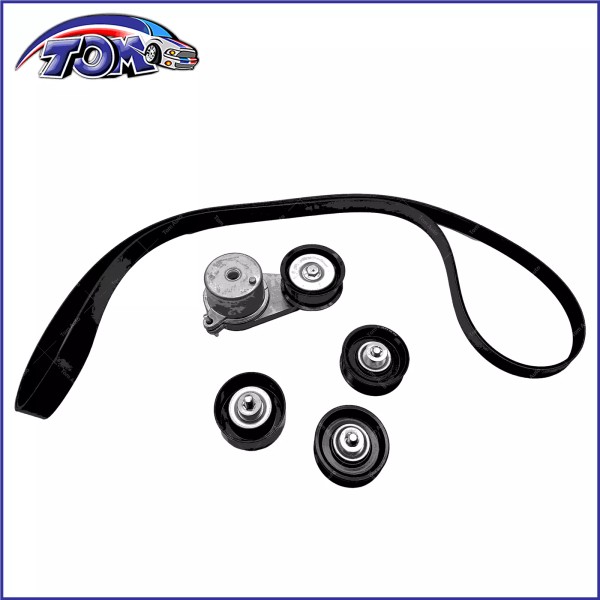 TOM AUTO PARTS Serpentine Belt Drive Component Kit For 2013-2018