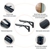 Folding Shelf Brackets with Screws,Heavy Duty Foldable wall Shelf Hinges