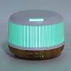 300ml Wood Grain Humidifier Aromatherapy Diffuser Humidifier with 7 LED