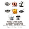 Elite Gourmet Electric Burner, 1000W Cast Iron Hot Plate, 7