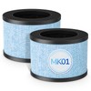 Fil-fresh 2-Pack MK01 & MK06 Air Purifier Filter Replacement for