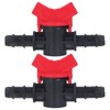 2-Pack Water Stop Regulator, 1M Ball Valve, 12mm Flow Control