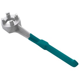 P1TOOLS Aluminum Drum Bung Wrench, Plastic Drum Plugs for Opener 55 Gallon Drum, Fits 2 in and 3/4 in Barrel Bung Caps