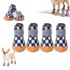 Zapatos para Perros Transpirables,4 Piezas Botas para Perro Transpirable Antideslizantes,Suelas