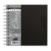 Daler-Rowney Ebony Sketchbook, Smooth Surface, 160gsm, Spiral Bound, Square, 14