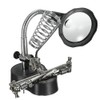 LED Magnifying Magnifier Glass with Light On Stand Clamp Arm