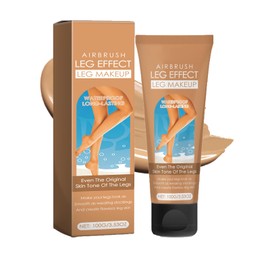 Solarium Tanning Accelerator for Leg, Leg Make-Up, Body Make-Up, Cover Cream Legs, Tattoo Cover Make-Up, Helps Nourish and Darken the Complexion (Wheat Colour)