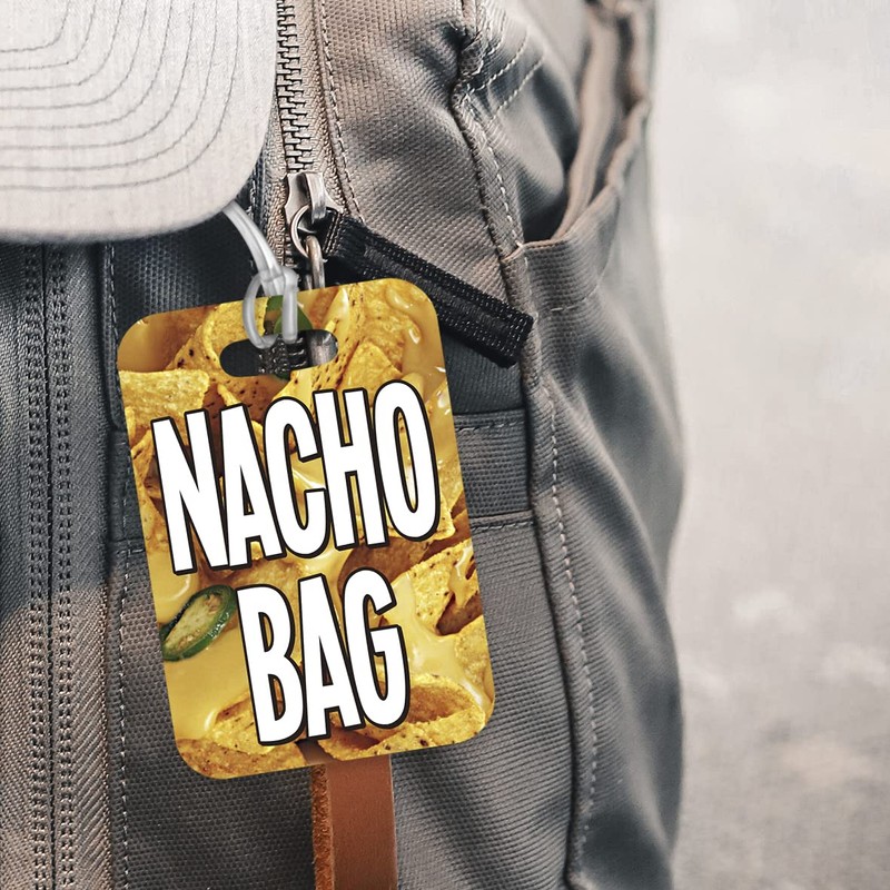 LT070 Nacho Bag Novelty Funny Unique Designer Gift Glossy Plastic