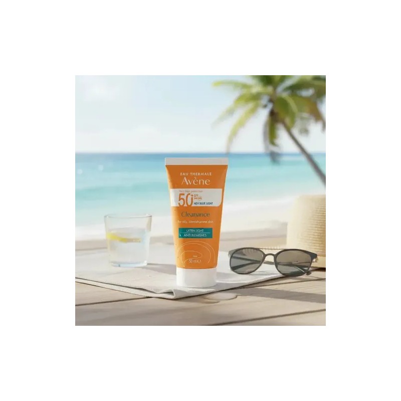 Bloqueador Solar Cleanance Facial Fps 50 50ml Sin Color Avène