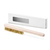 Fine brush, high stocking density, brass wire