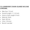 Unbranded NEW BICYCLE CHAIN GUARD CHROME 12"BICYCLES CRUISER BMX LOWRIDER