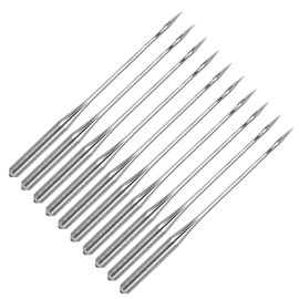 TOPINCN 100 Piezas de Agujas para máquina de Coser, Agujas de Bordar para el hogar, Agujas universales de Acero Inoxidable 65/9 para Hacer Manualidades