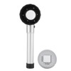 10X Magnifier Handheld Loupe with Scale LED Metal Handle Optical