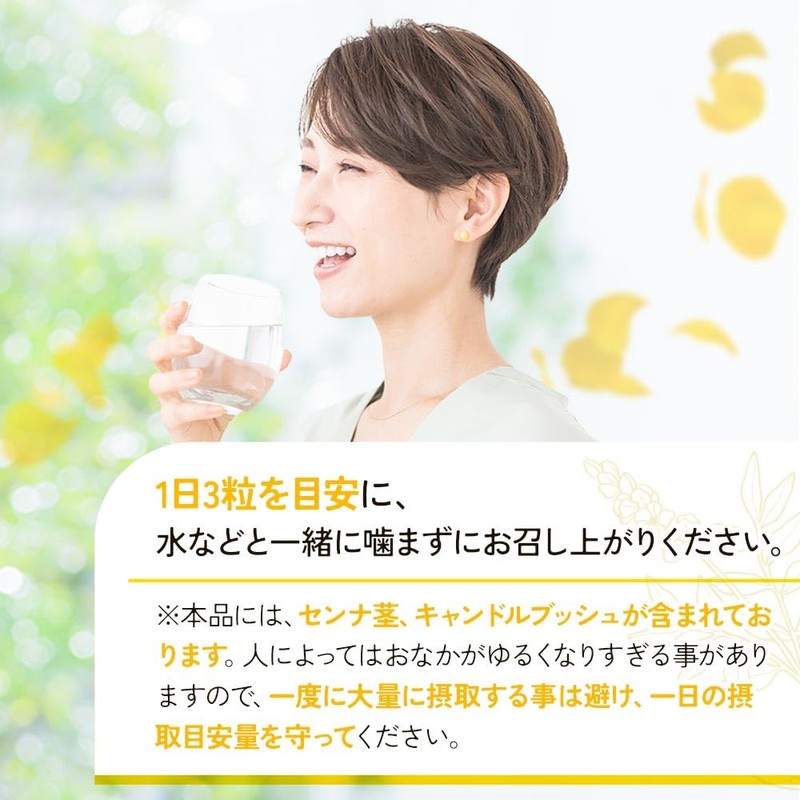 オーガランド (ogaland) センナ茎 & キャンドルブッシュ (90粒 / 約1ヶ月分) サプリ (酸化マグネシウム/還元麦芽糖)