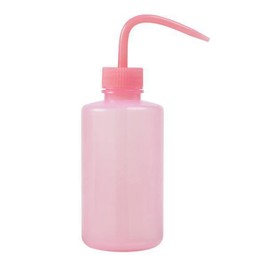 Botella de Lavado de Tatuajes, Exprimidor de Botellas de Agua de Pestañas de Plástico para Artistas de Tatuajes (Rosa)