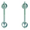2 Pack 4 Inch Long Adjustable Countertop Tite-Joint Fasteners Steel