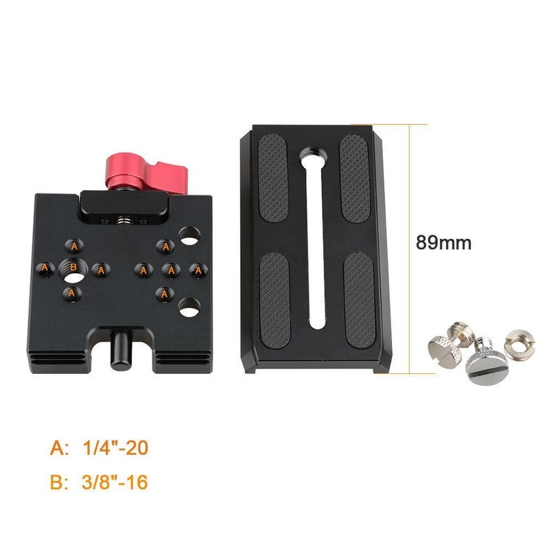 CAMVATE Quick Release Mount Base QR Plate for Manfrotto 501/504/