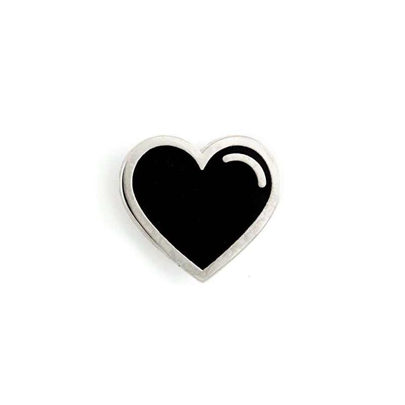 These Are Things Black Heart Enamel Pin