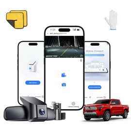 Cámara de salpicadero 4K adecuada para Toyota Tacoma 2024-2025 SR SR5 TRD Sport Pre-Runner Off Road Limited y Tacoma Hybrid, aspecto OEM, vídeo UHD 2160P, WiFi y aplicación, grabación en