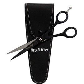 Tips&Toes Hair Cutting Scissors 6.5 inches - Japanese 420 J2 Stainless Steel, Professional Hairdressers, Barber Scissors, Extra Sharp Shears, Premium for Men, Women, Kids & Adults