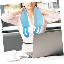 Gatuida 1pc Reusable Gel Ice Pack for Neck and Shoulders Flexible Hot Cold Compress for Material for Injuries and Muscle Fatigue