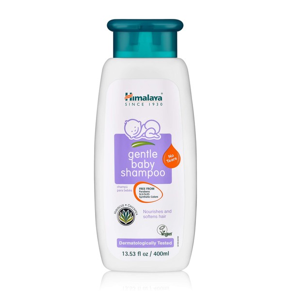 Himalaya Gentle Baby Shampoo for Baby-Soft Hair & Scalp Soothing Moisture, 13.53 oz