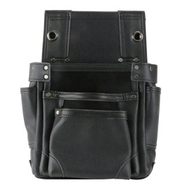 SK11 SSL-NB-12 Black Nail Bag, 3 Tiers, Swing Pocket Specifications