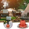 Tent Stove Jack Kit, Heat Resistant Tent Roof Stove Jack