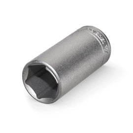 Teng Tools 7/32 Inch 6 Point SAE Deep 1/4 Inch Drive Chrome Vanadium Socket | Mechanic Tool | Hand Tool - M140207-C