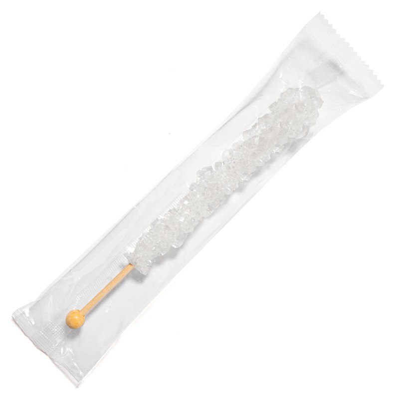 White Rock Candy Sugar Sticks - Original Sugar Flavored -