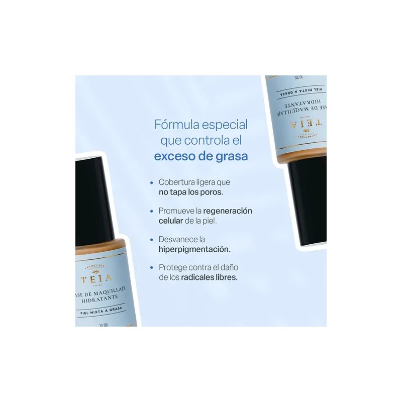 Maquillaje Para Piel Mixta/grasa Teia Cosméticos Naturales