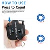 FUZVOL 2 Pack Golf Stroke Counter, Mini Black Golf Counter,