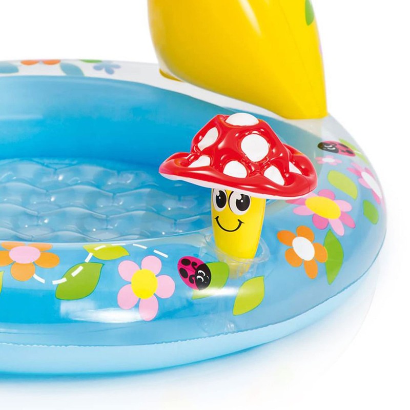 INTEX 57114EP Mushroom Baby Pool: Built-In Mushroom Shade – Soft