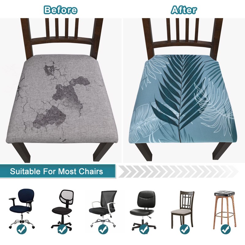 SearchI Seat Covers for Dining Room Chairs Stretch Printed Chair