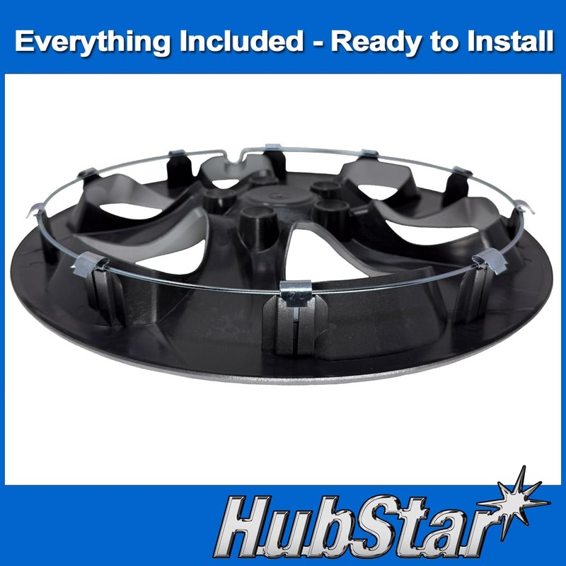HubStar Hubcap Replacement for Toyota Rav4 2019-2024, 17-inch Wheel Cover,