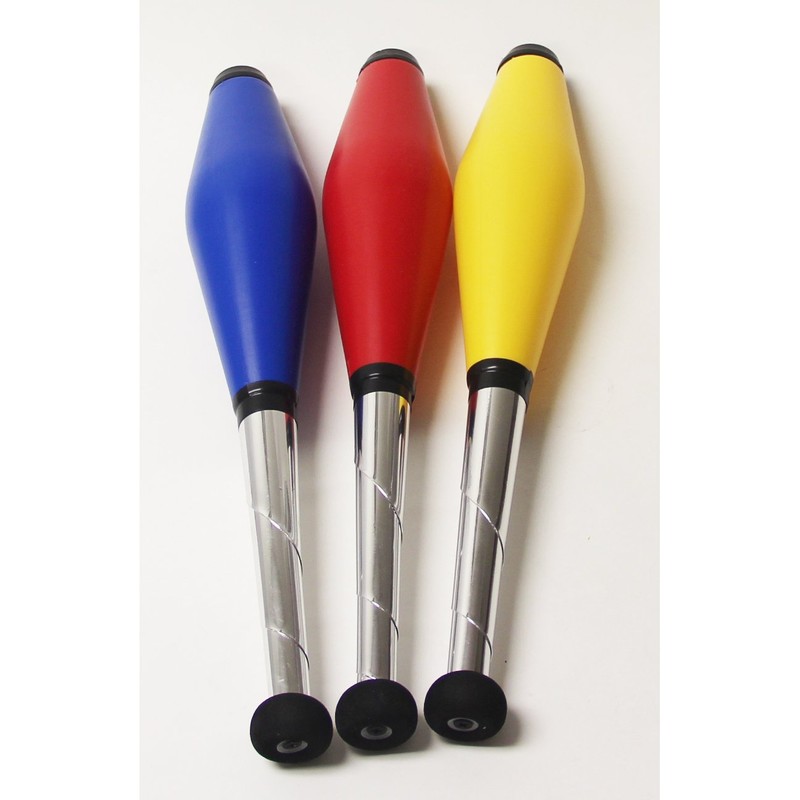 Zeekio Pixie Junior-Sized Juggling Clubs Set - Blue, Red, Yellow