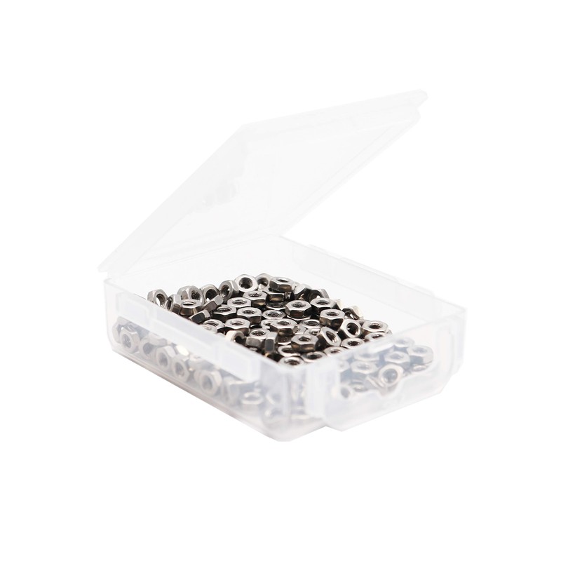 binifiMux 150 pcs M3 Hex Nuts, Stainless Steel 3mm I.D
