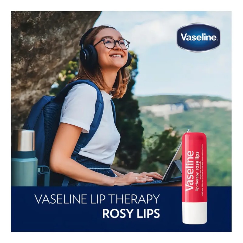 Vaselina Balsamo Para Labios Lip Therapy Rosy Lips
