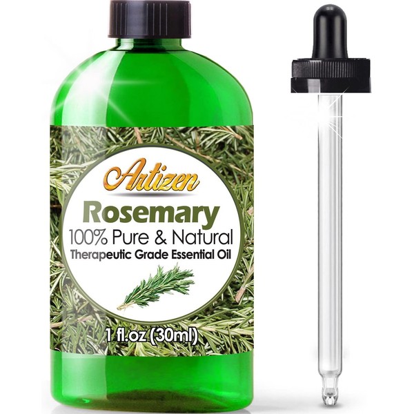 Artizen Rosemary Essential Oil (100% Pure & Natural - Undiluted) Therapeutic Grade - Huge 1oz Bottle - Perfect for Aromatherapy