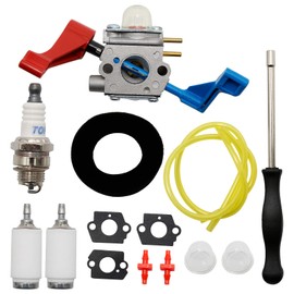 C1U-W12A Carburetor with Air Filter Repower Kit Replacement for Poulan FL1500 FL1500LE Leaf Blower C1U-W12B 530071629